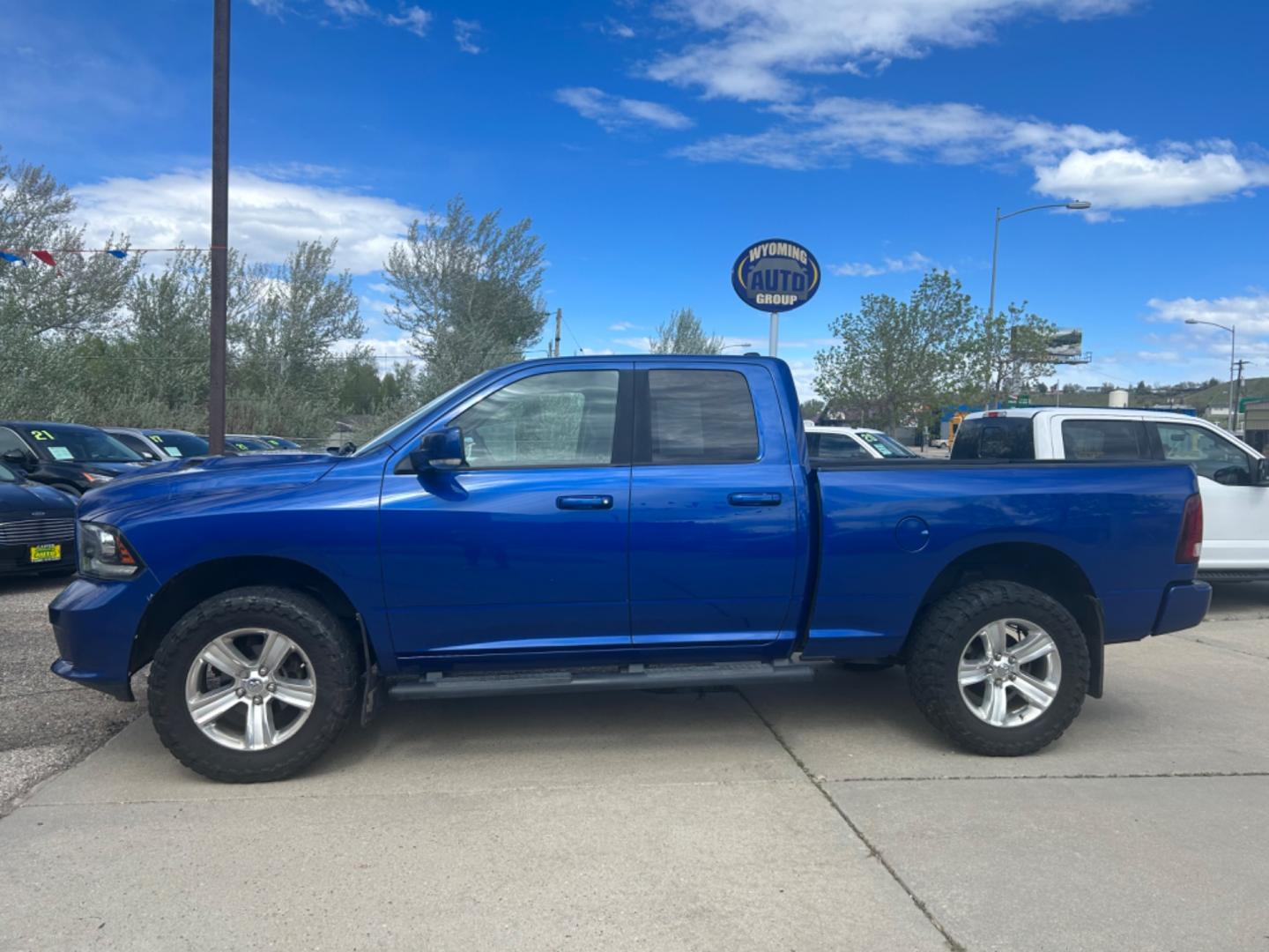 2016 BLUE /BLACK RAM 1500 SPORT (1C6RR7HT3GS) with an 5.7L engine, Automatic transmission, located at 3030 CY Ave, Casper, WY, 82604, (307) 265-3830, 42.827816, -106.357483 - Photo#0